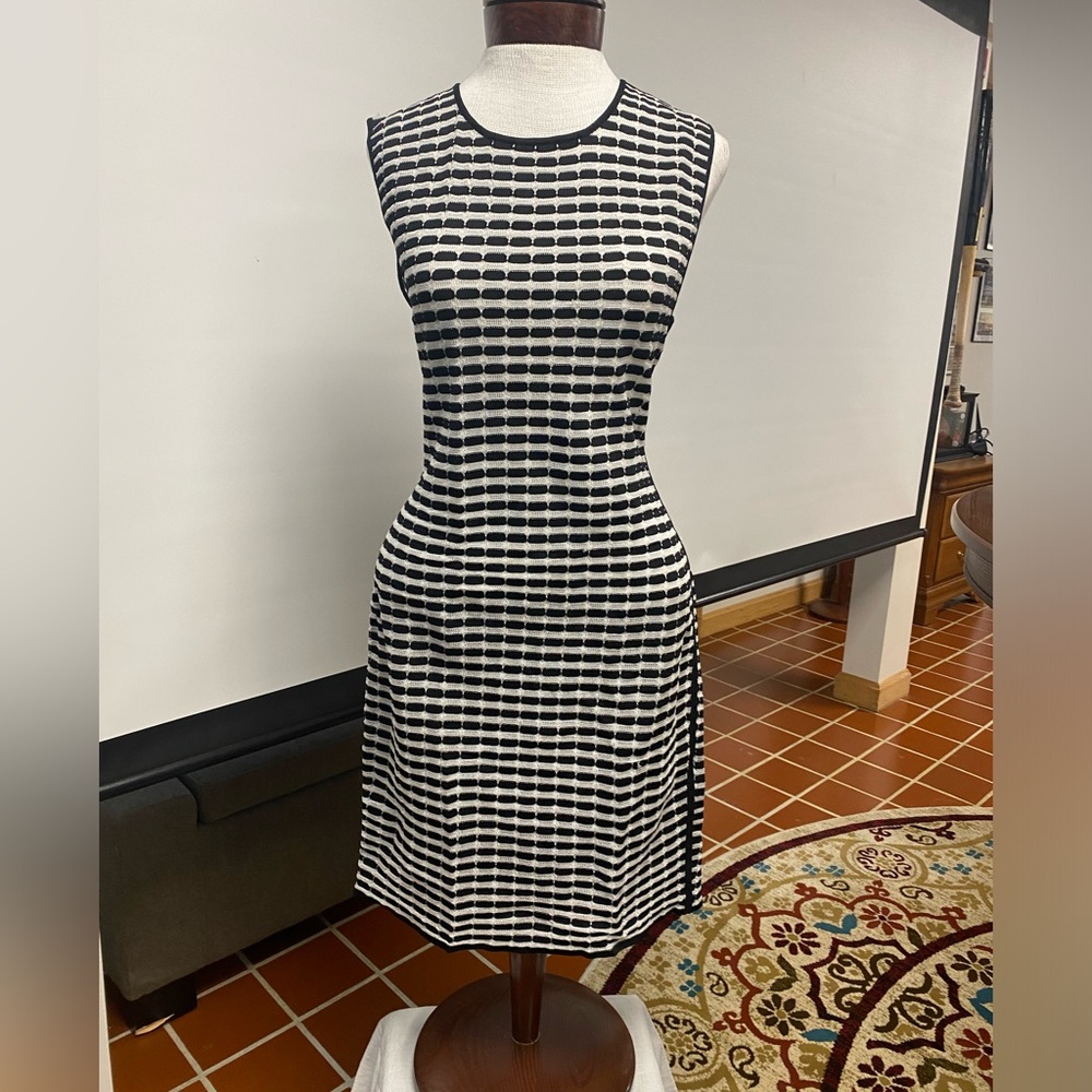 Alexander Wang black and white dress size L.